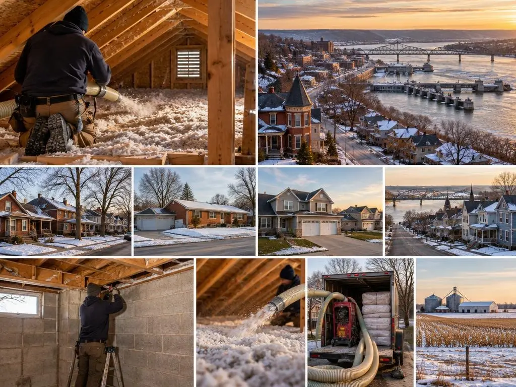 Attic Insulation & Air Sealing in Davenport, IA